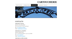 Desktop Screenshot of cartoucherie.fr