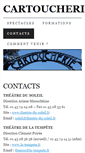 Mobile Screenshot of cartoucherie.fr