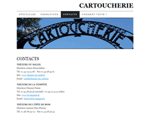 Tablet Screenshot of cartoucherie.fr